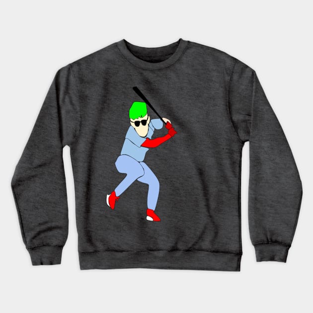 Philly sports with Giovanni baseball design Crewneck Sweatshirt by Eagles Unfiltered